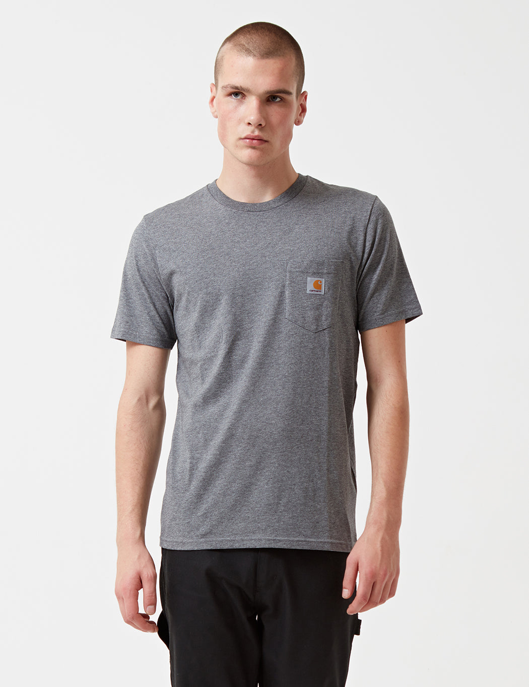 Pocket T-shirt - Dark Grey Heather