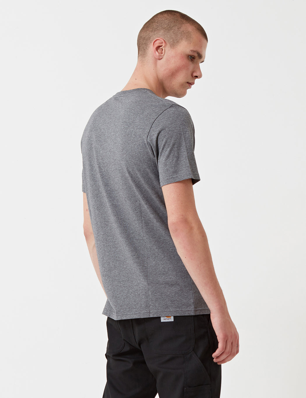 Pocket T-shirt - Dark Grey Heather