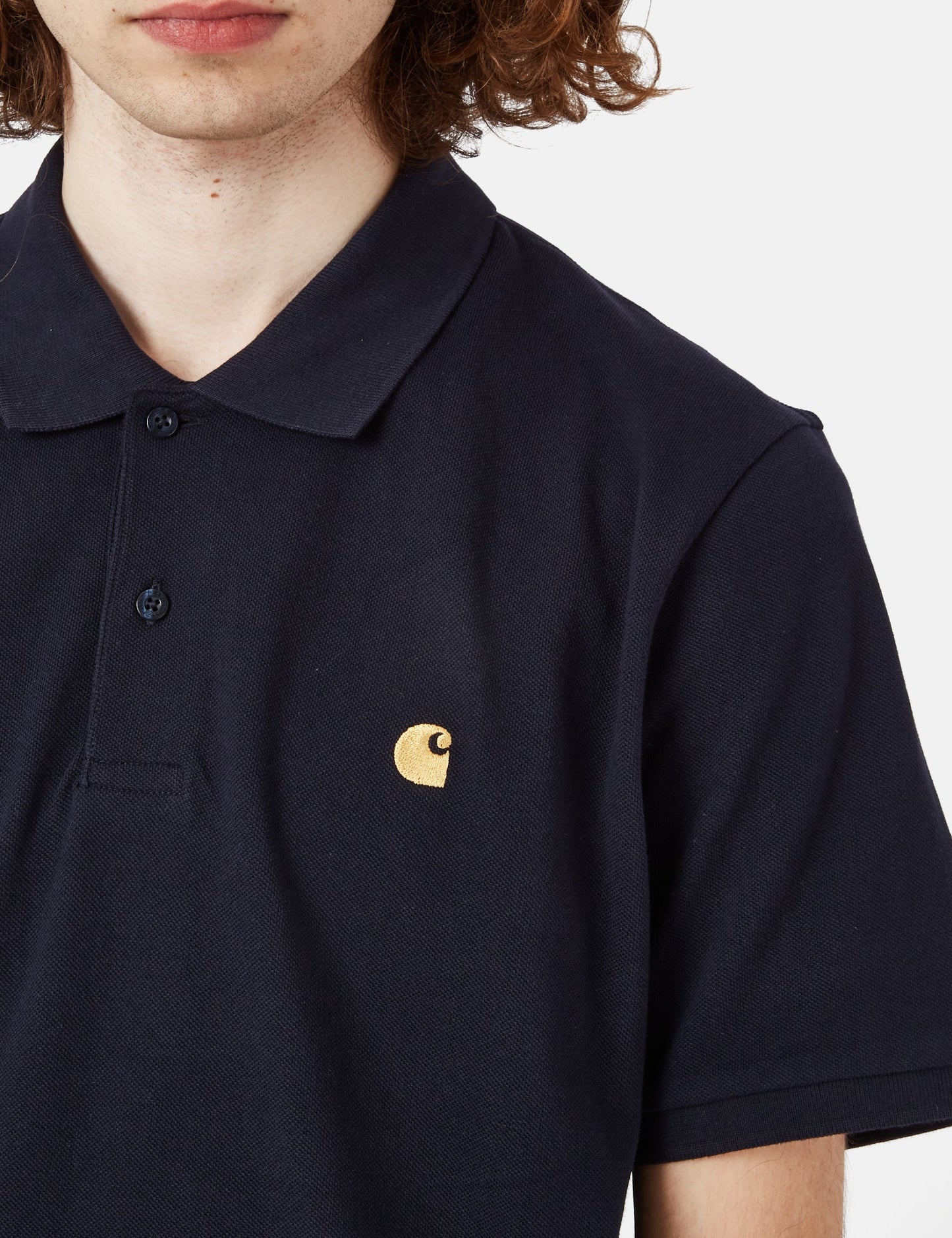 Chase Pique Polo Shirt - Dark Navy Blue