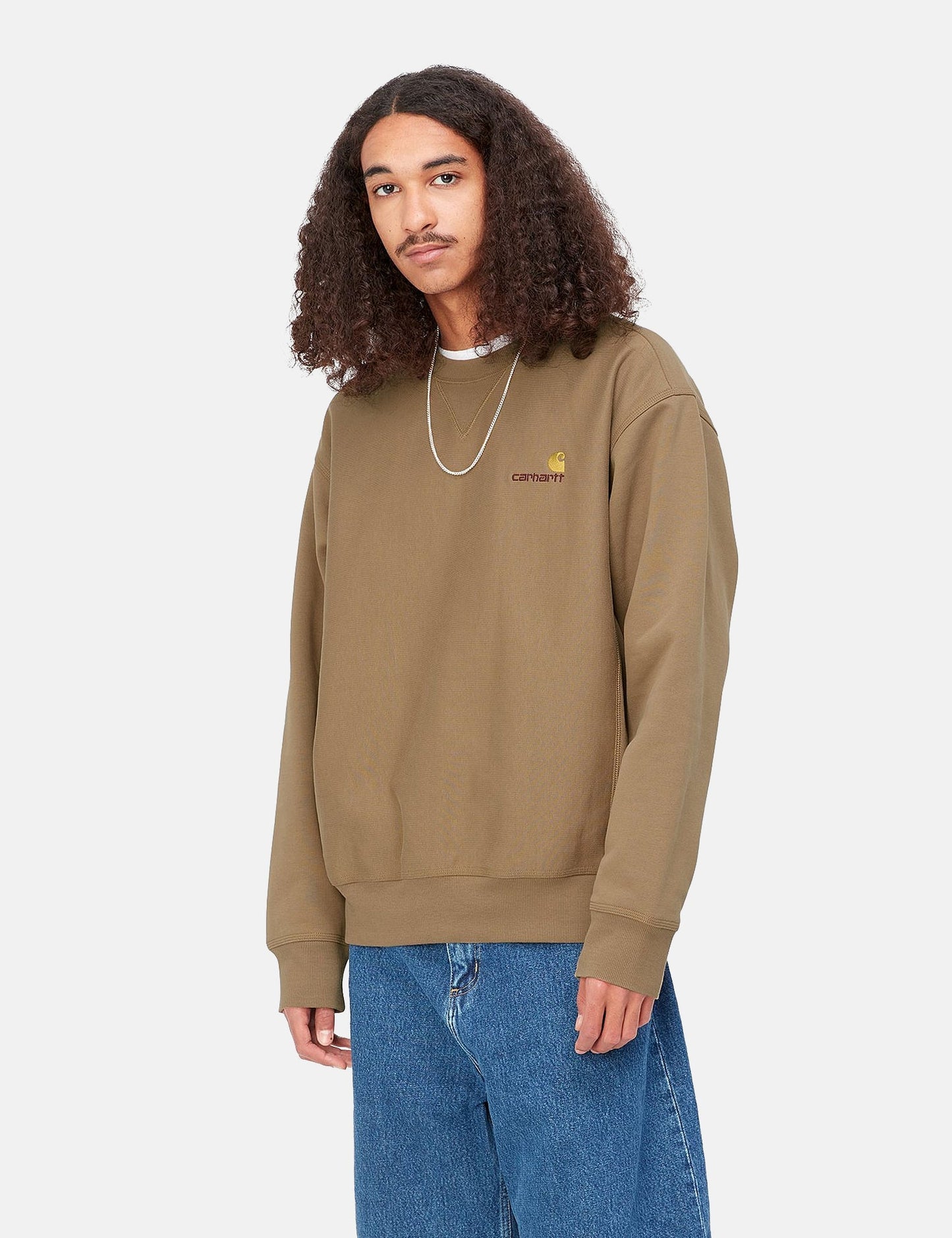 American Script Sweatshirt - Dark Cedar Green