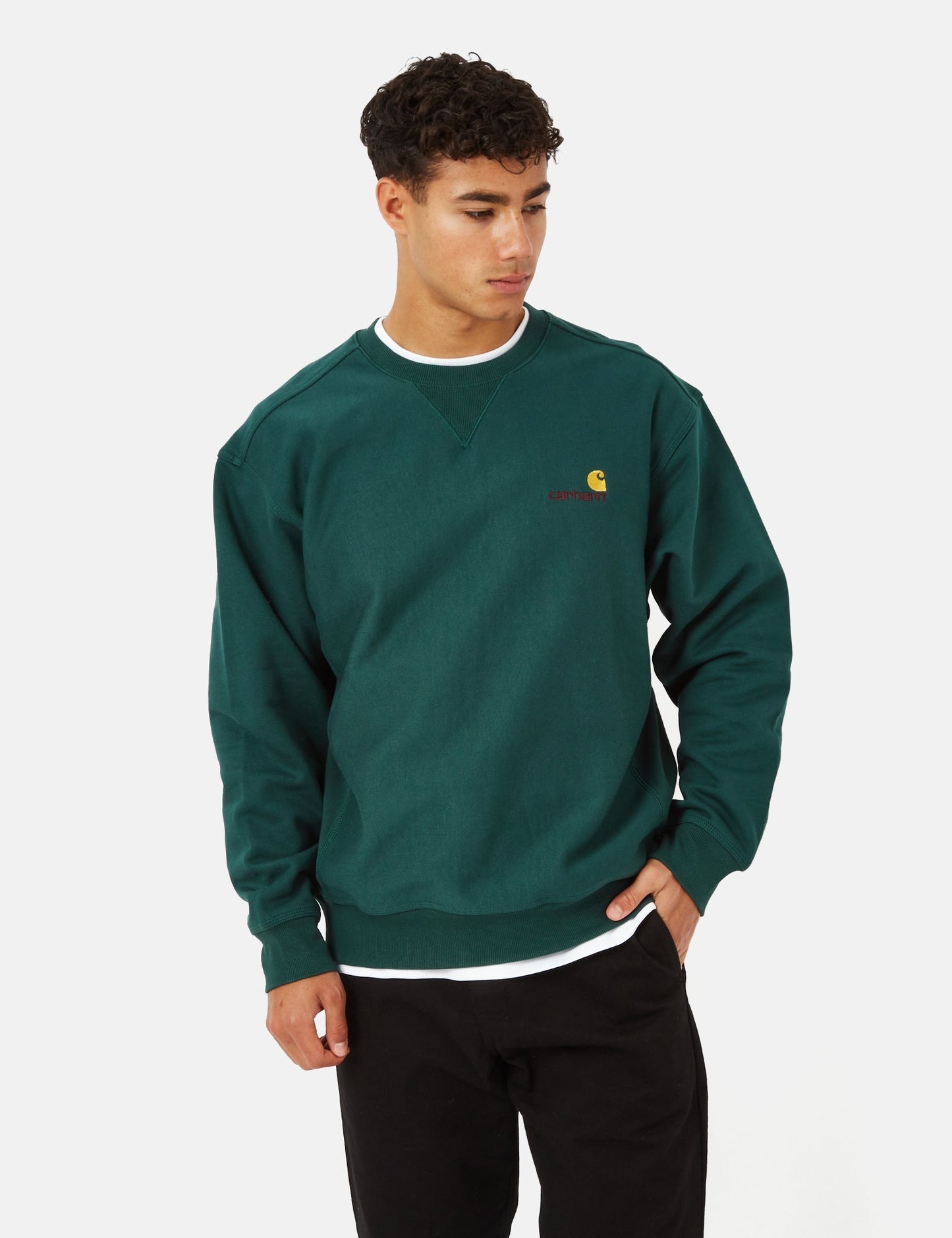 American Script Sweatshirt - Botanic Green