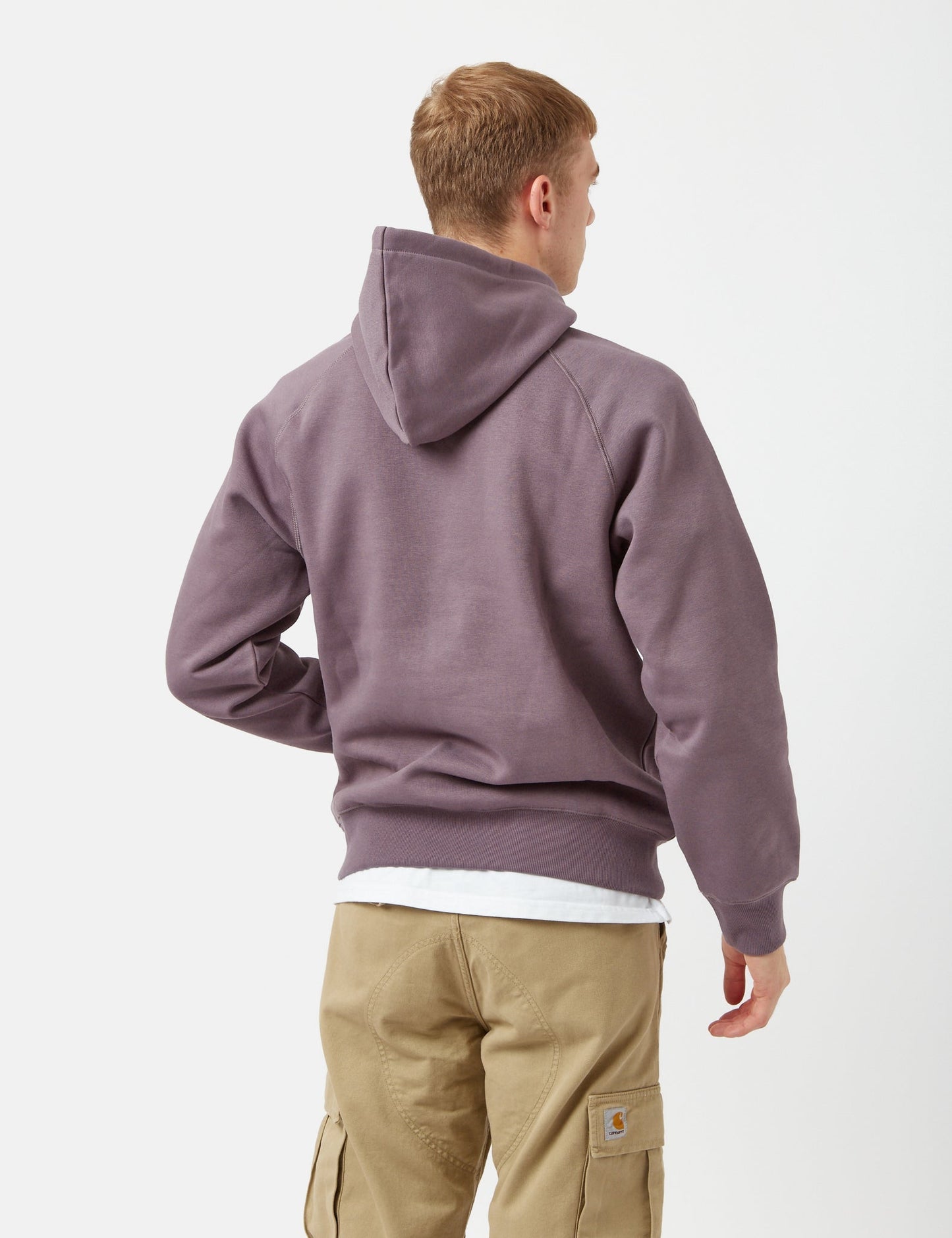 Chase Hooded Sweatshirt - Misty Thistle Pink