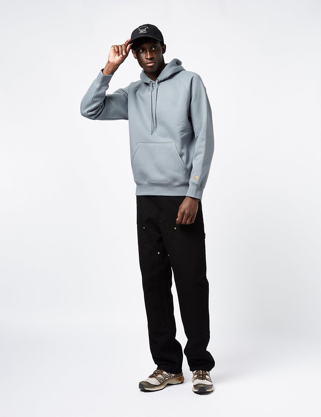 Chase Hooded Sweatshirt - Mirror Grey