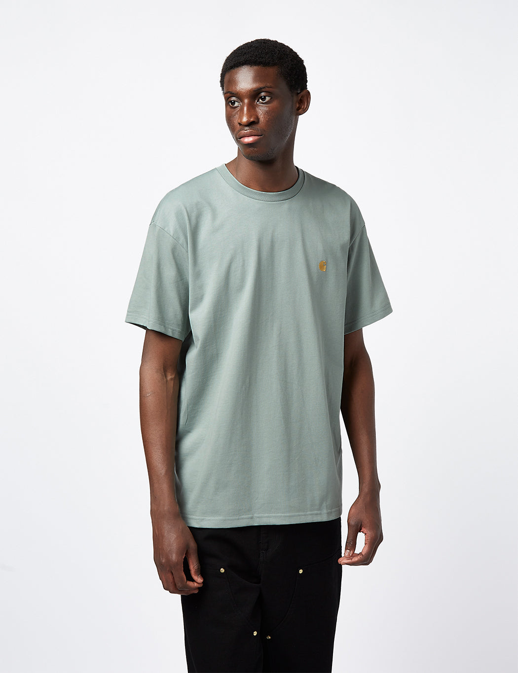 Chase T-Shirt (Loose) - Chervil Green/Gold