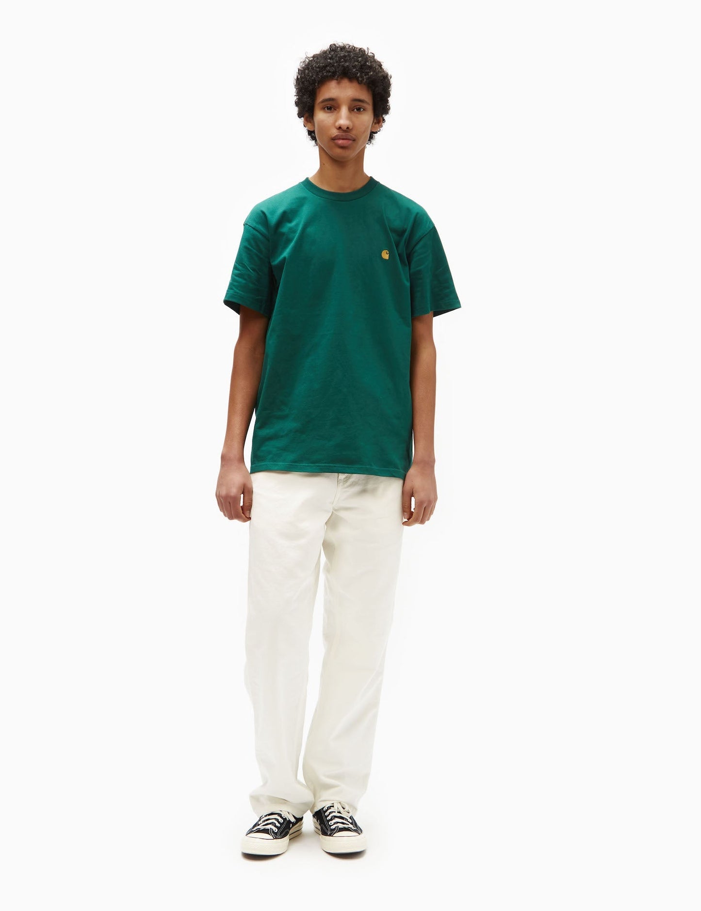 Chase T-Shirt (Loose) - Chervil Green/Gold