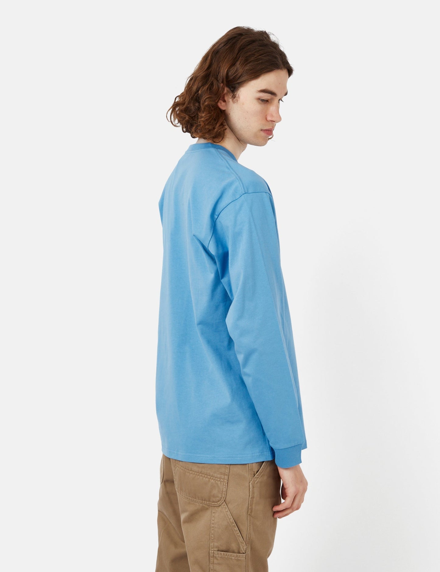 Chase Long Sleeve T-Shirt (Loose) - Piscine Blue