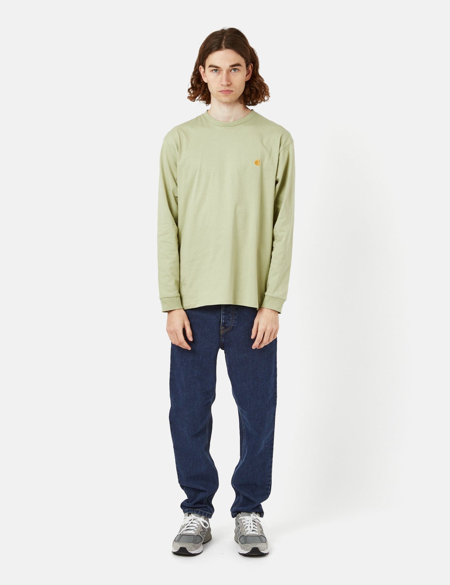 Chase Long Sleeve T-Shirt (Loose) - Agave Green