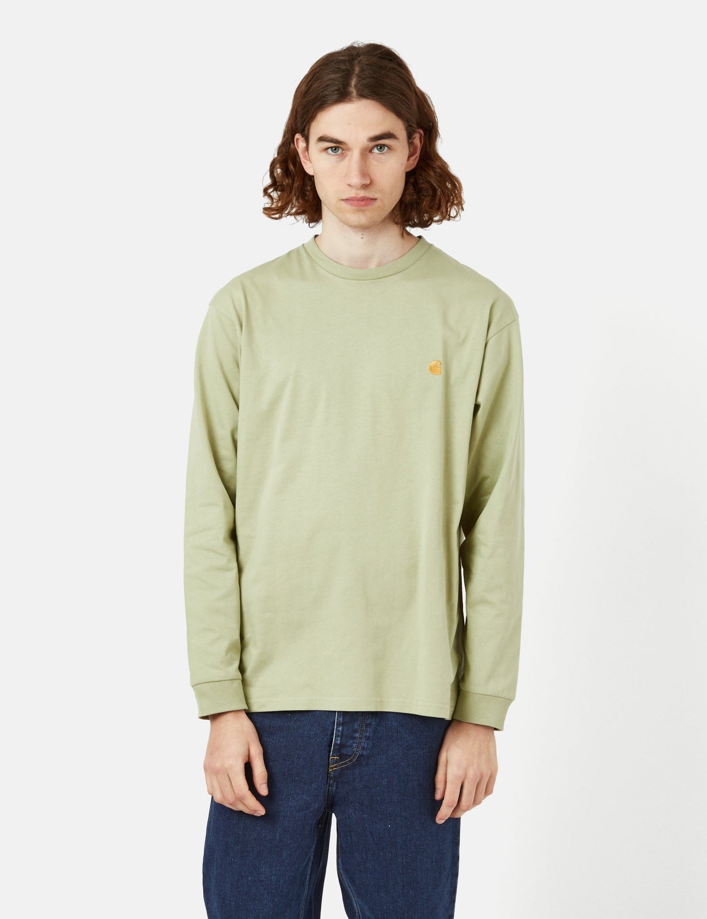 Chase Long Sleeve T-Shirt (Loose) - Agave Green