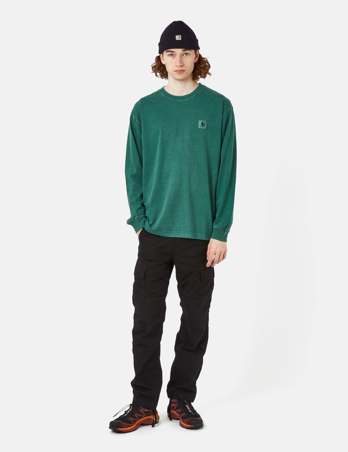 Nelson Long Sleeve T-Shirt (Loose) - Botanic Green