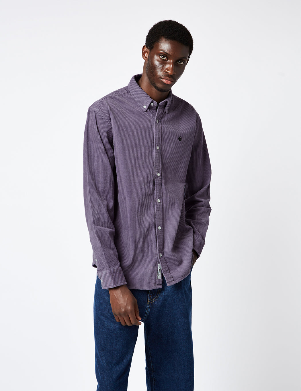 Madison Shirt (Fine Cord) - Glassy Teal