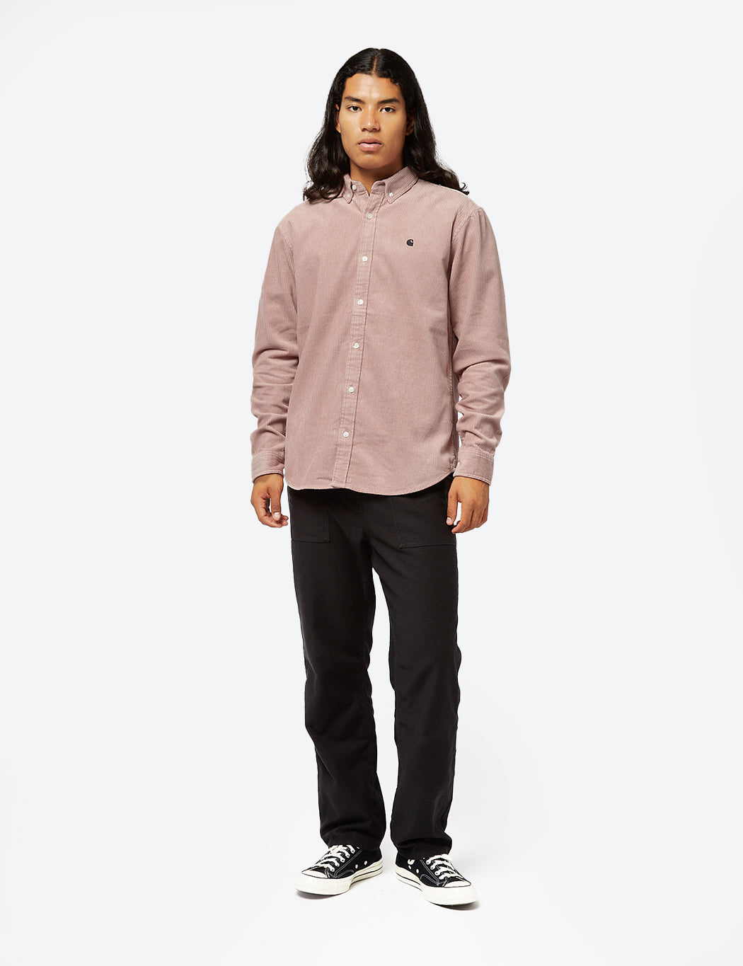 Madison Shirt (Fine Cord) - Glassy Pink