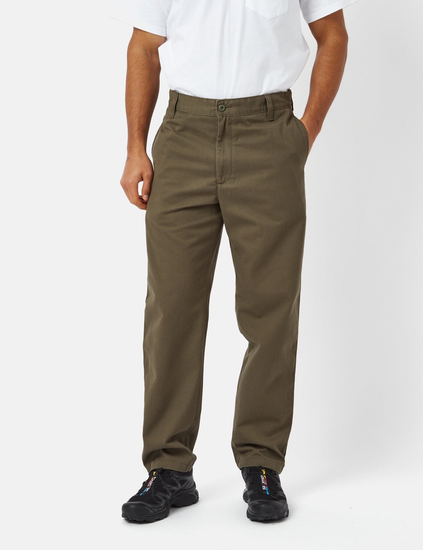 Calder Pant (Relaxed, Tapered) - Nettle Green