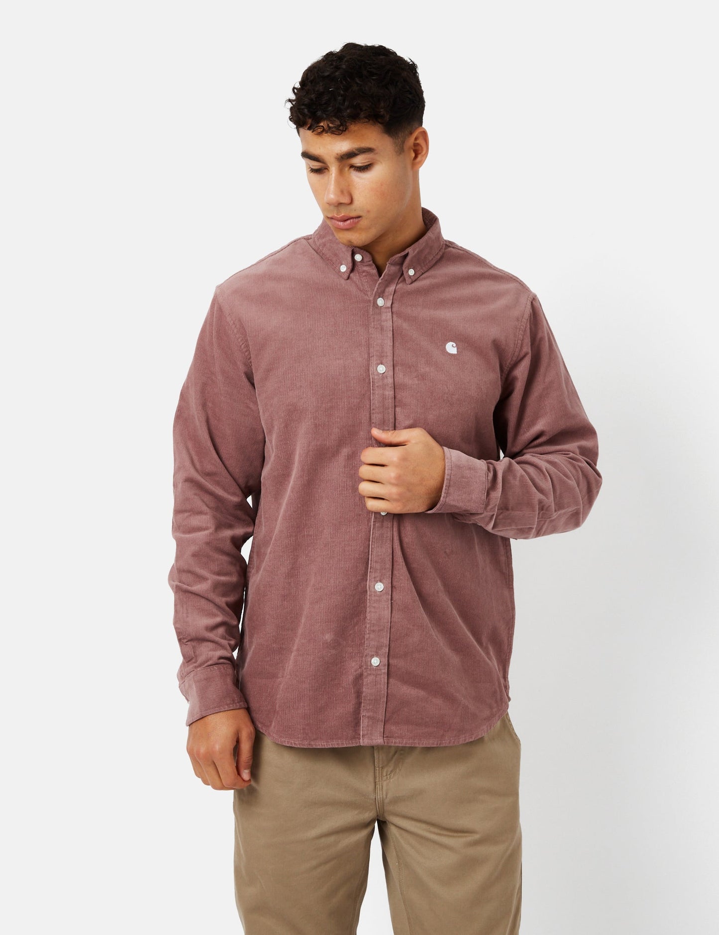 Madison Shirt (Fine Cord) - Glassy Purple