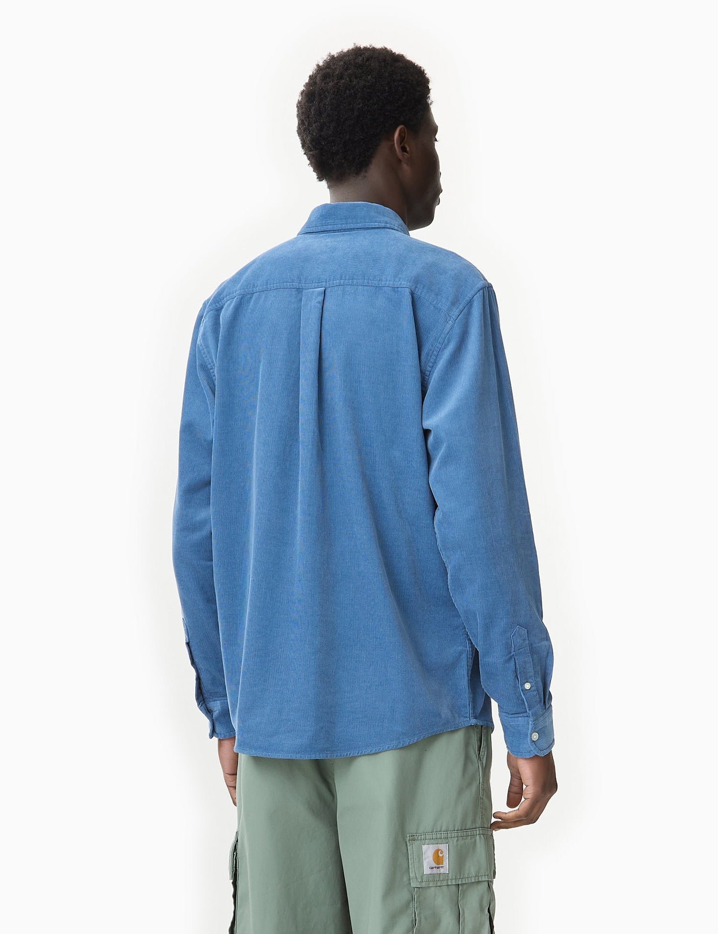 Madison Fine Cord Shirt (Regular) - Sorrent Blue