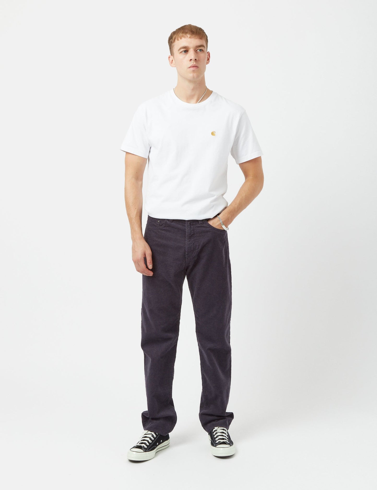 Pontiac Cord Pant (Relaxed) - Artichoke Purple