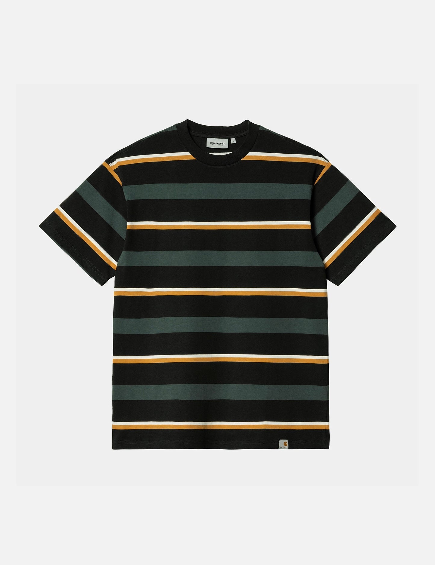 Bowman Stripe T-Shirt - Juniper Green