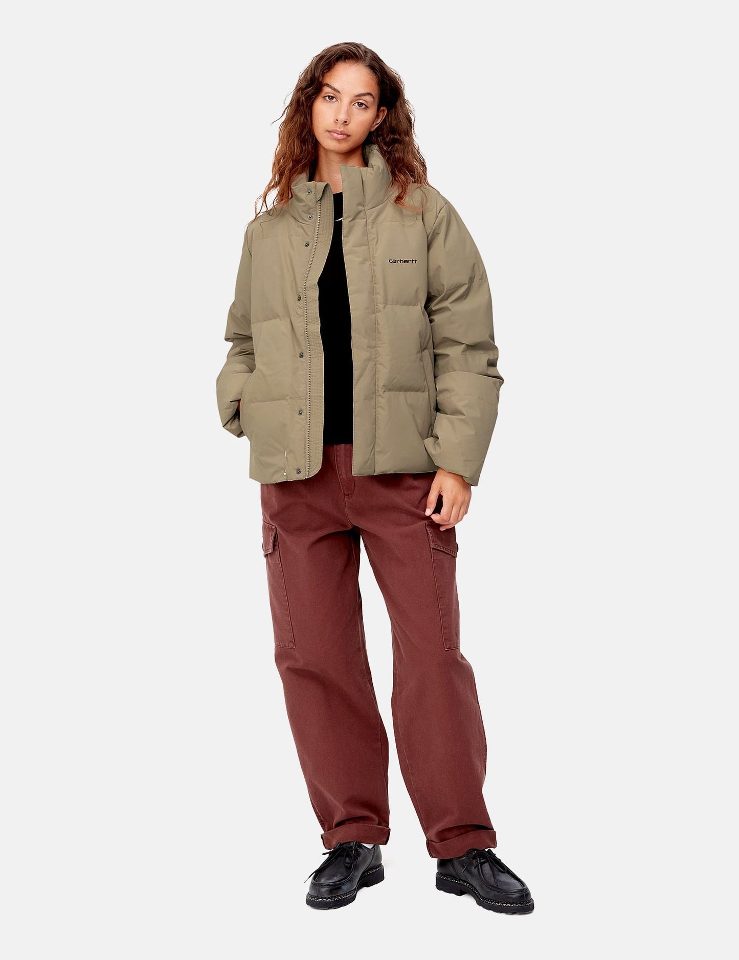 Womens Yanie Jacket - Tanami Brown/Black