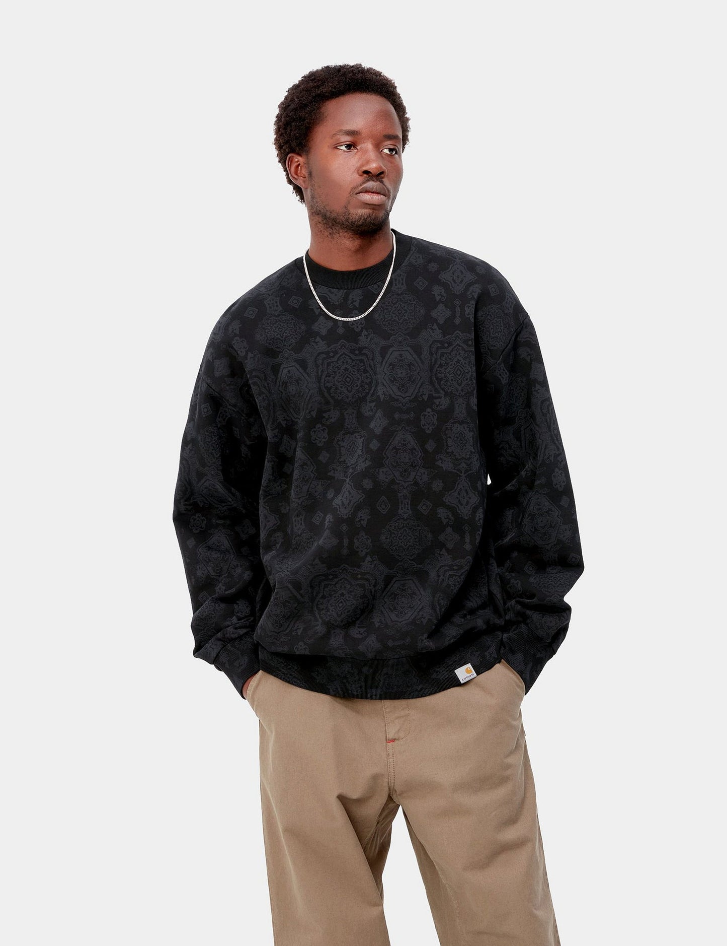 Verse Print Sweatshirt - Hamilton Brown