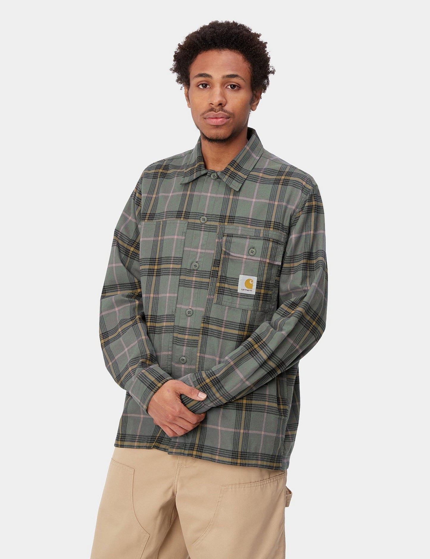 Hadley Check Shirt - Jura Green