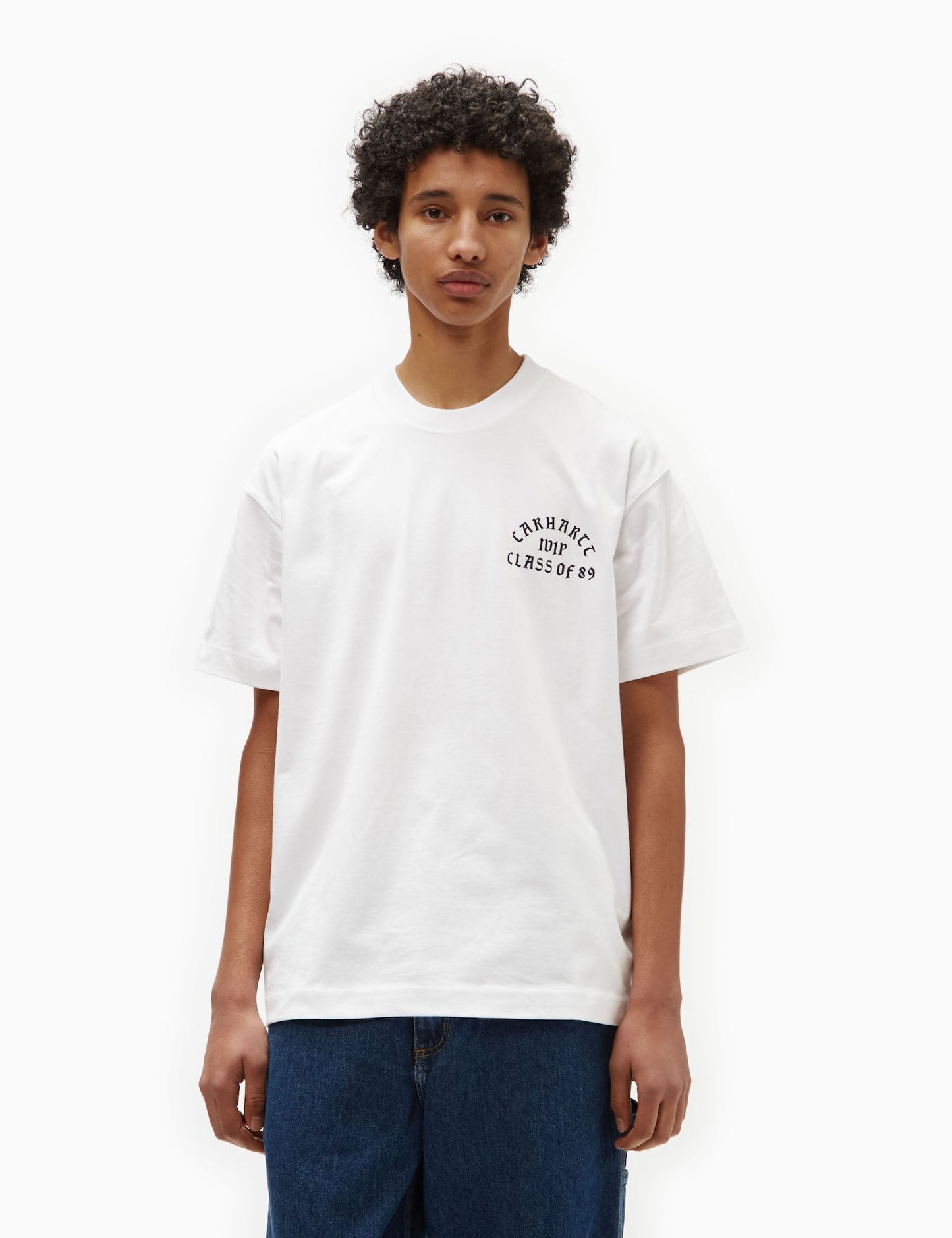 Class of 89 T-Shirt (Loose) - White/Black