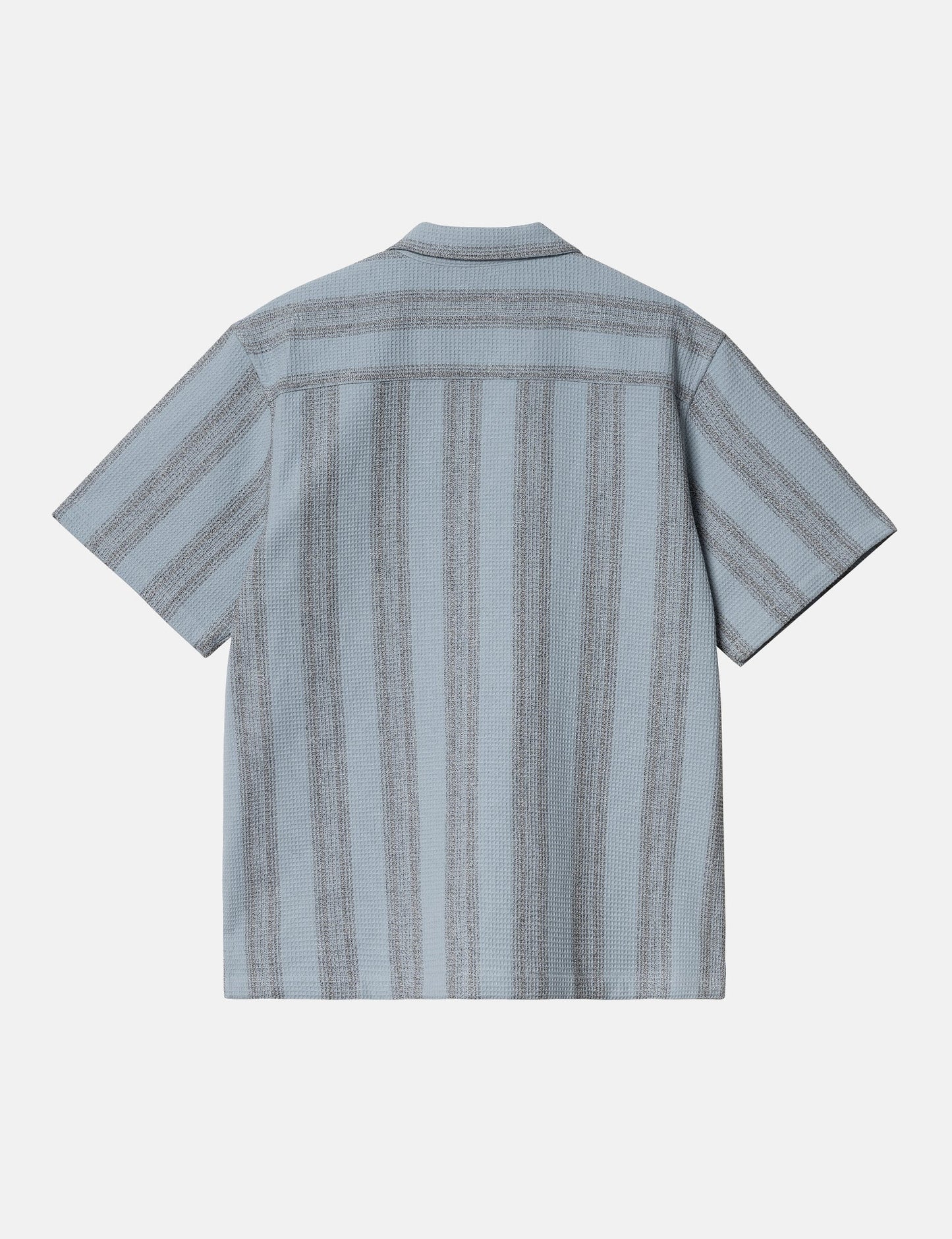 Short Sleeve Dodson Stripe Shirt - Misty Sky Blue