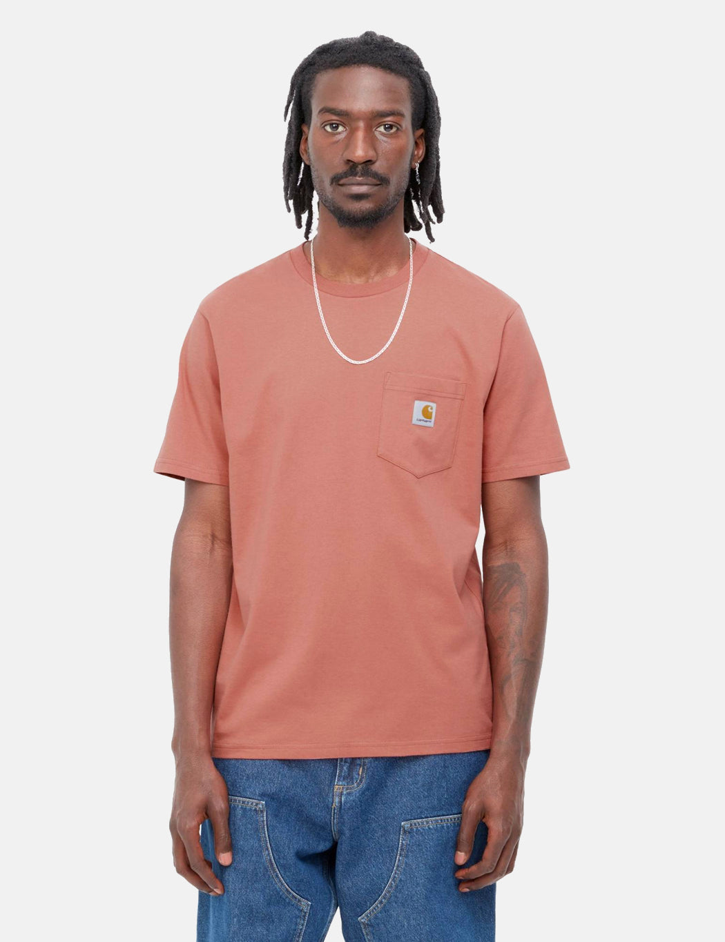 Pocket T-Shirt - Misty Blush Pink